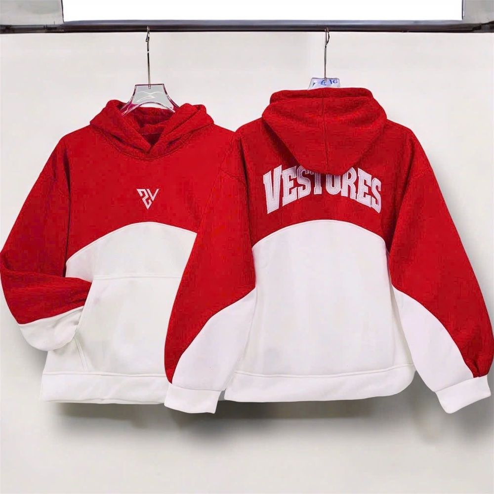 Áo hoodie nỉ bông dày mịn thêu VESTURES unisex