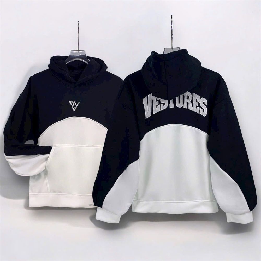 Áo hoodie nỉ bông dày mịn thêu VESTURES unisex