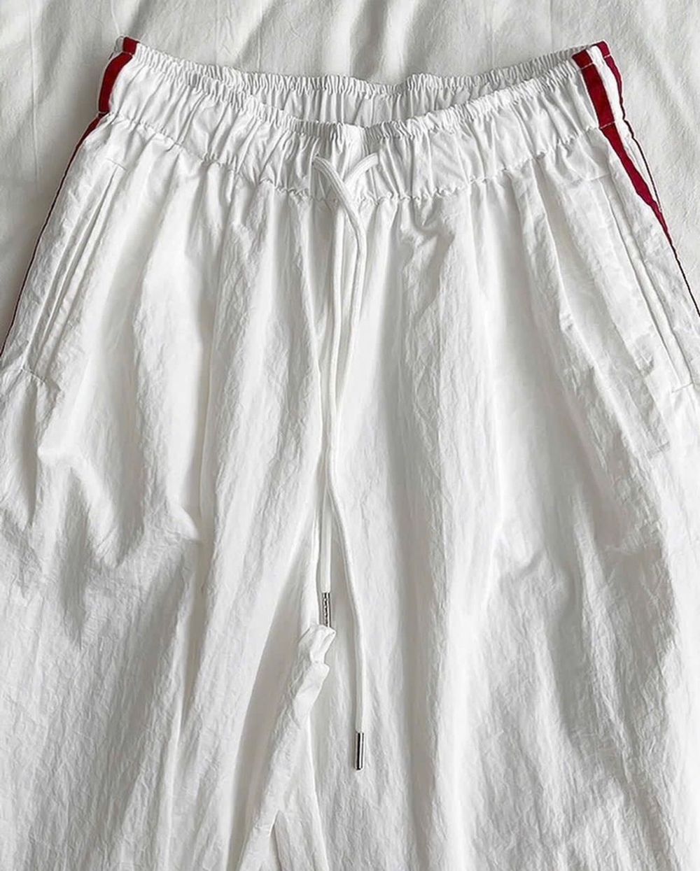 QUẦN ỐNG rộng , Form dưới 65kg Chất vải : dù nhăn