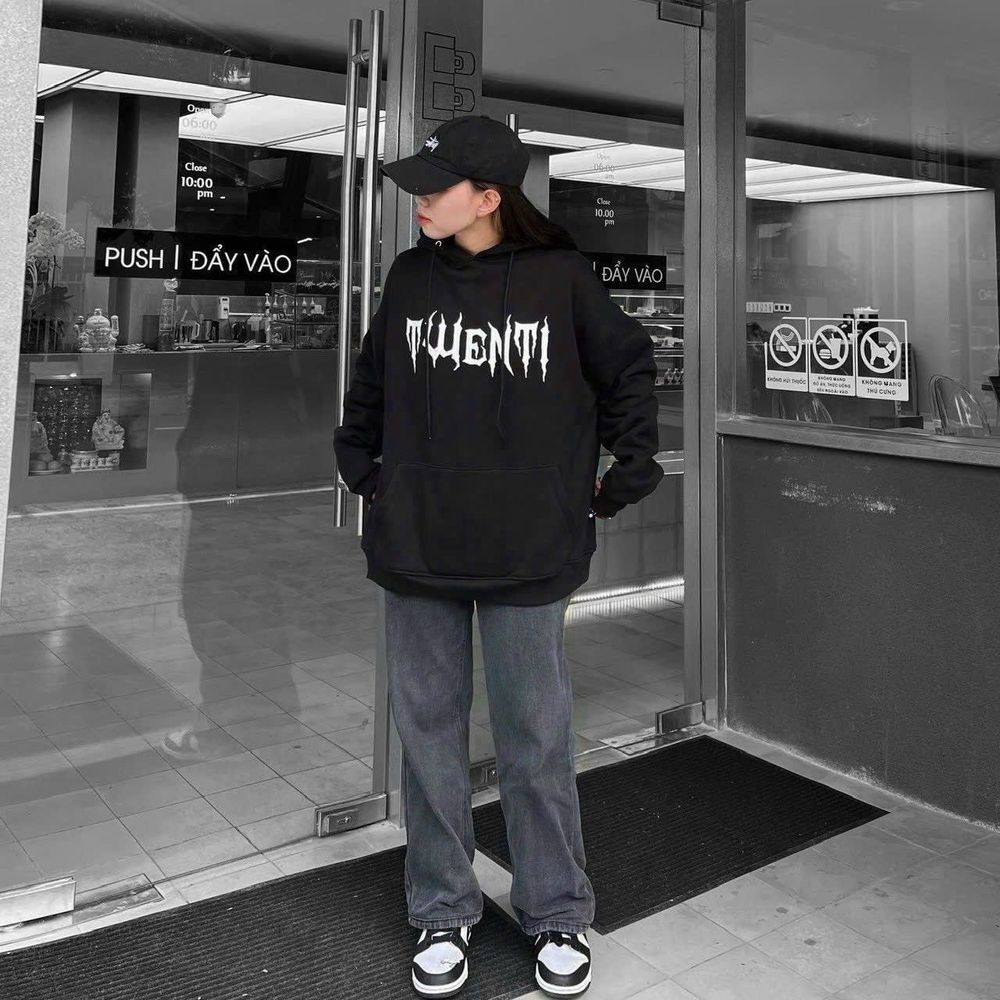 Áo khoác in TWENTI unisex chất nỉ mịn mát , freesize dưới 70kg