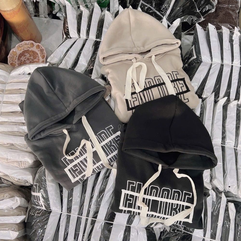 Áo hoodie thêu chữ ENCORE chất Nỉ dày mịn freesize dưới 80kg