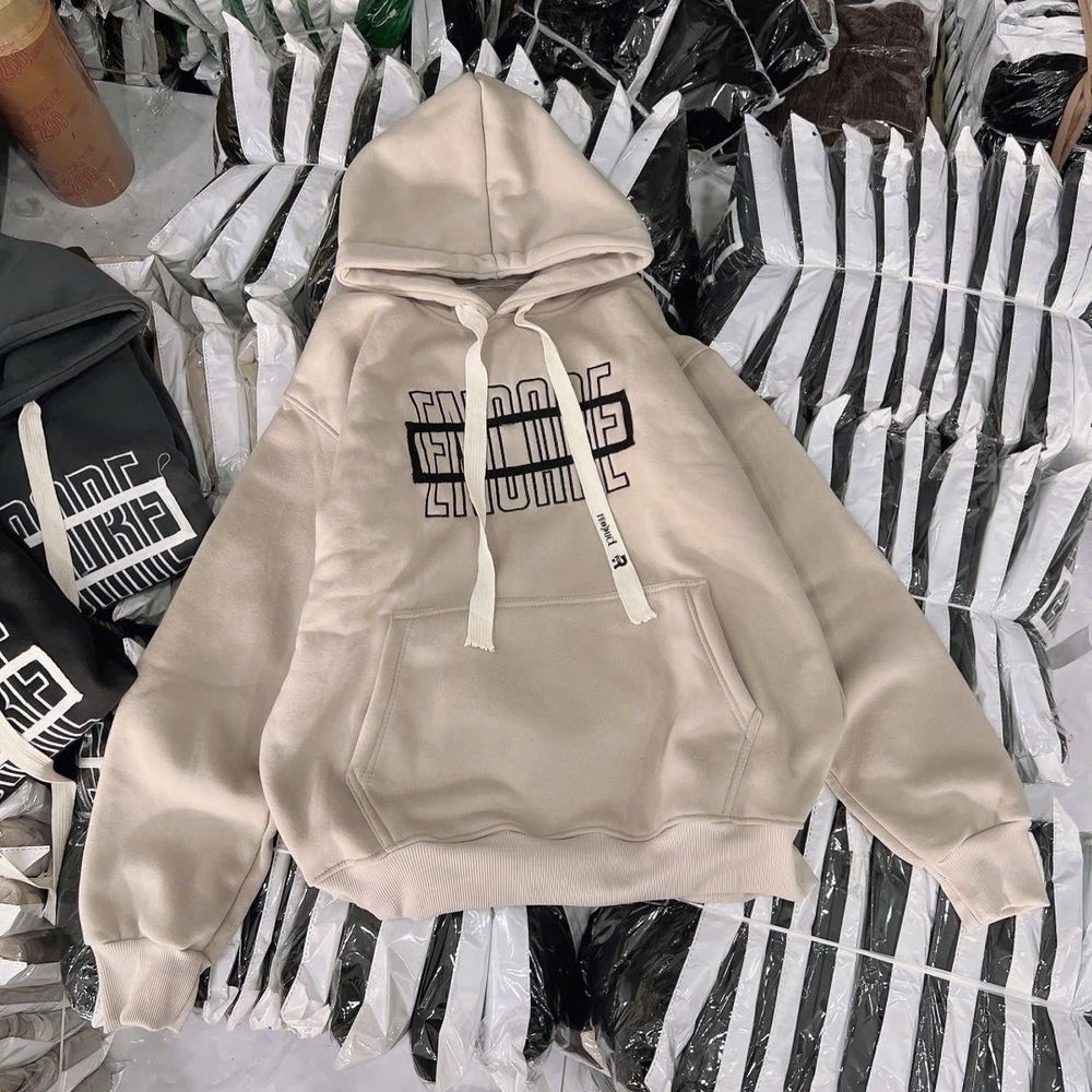 Áo hoodie thêu chữ ENCORE chất Nỉ dày mịn freesize dưới 80kg