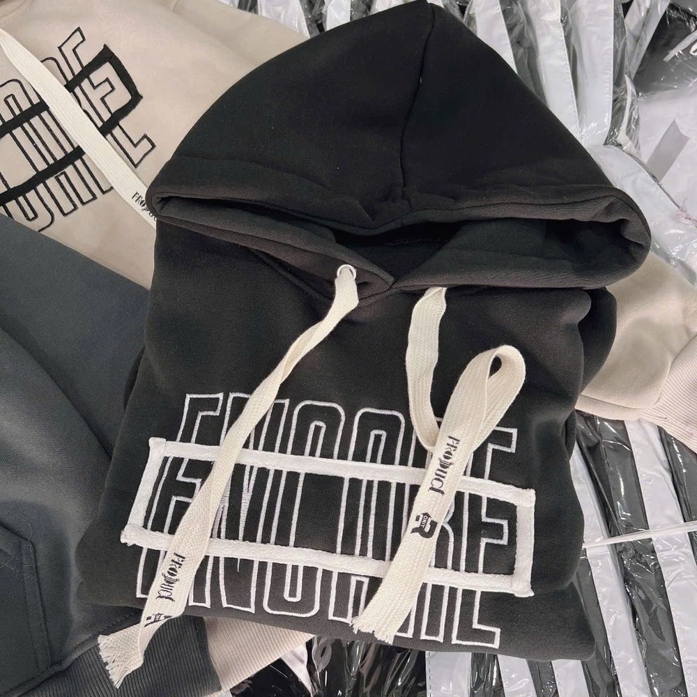 Áo hoodie thêu chữ ENCORE chất Nỉ dày mịn freesize dưới 80kg
