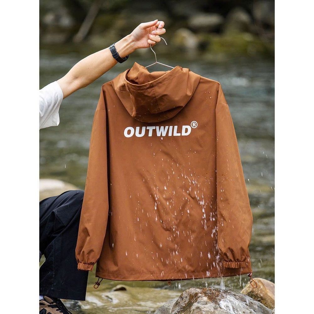 Áo khoác dù in OUTWILD unisex