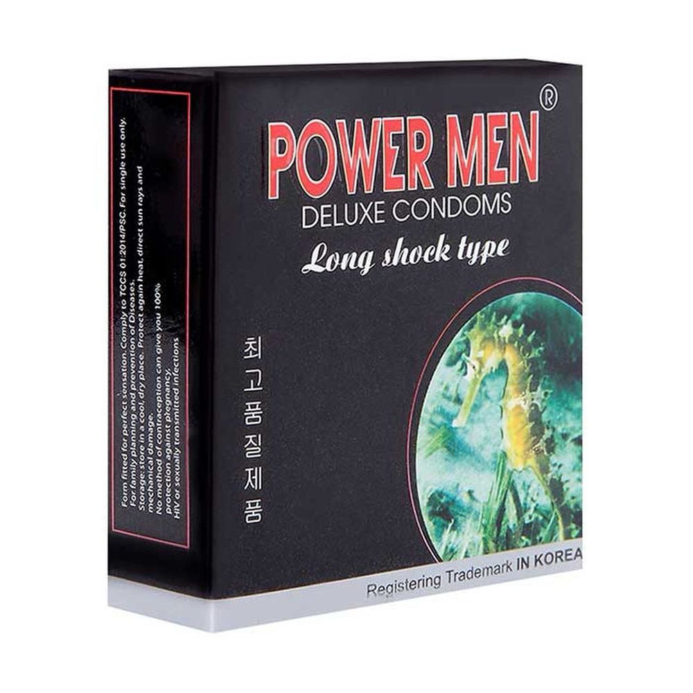 Bao cao su powermen CÁ NGỰA HỘP 3 CÁI