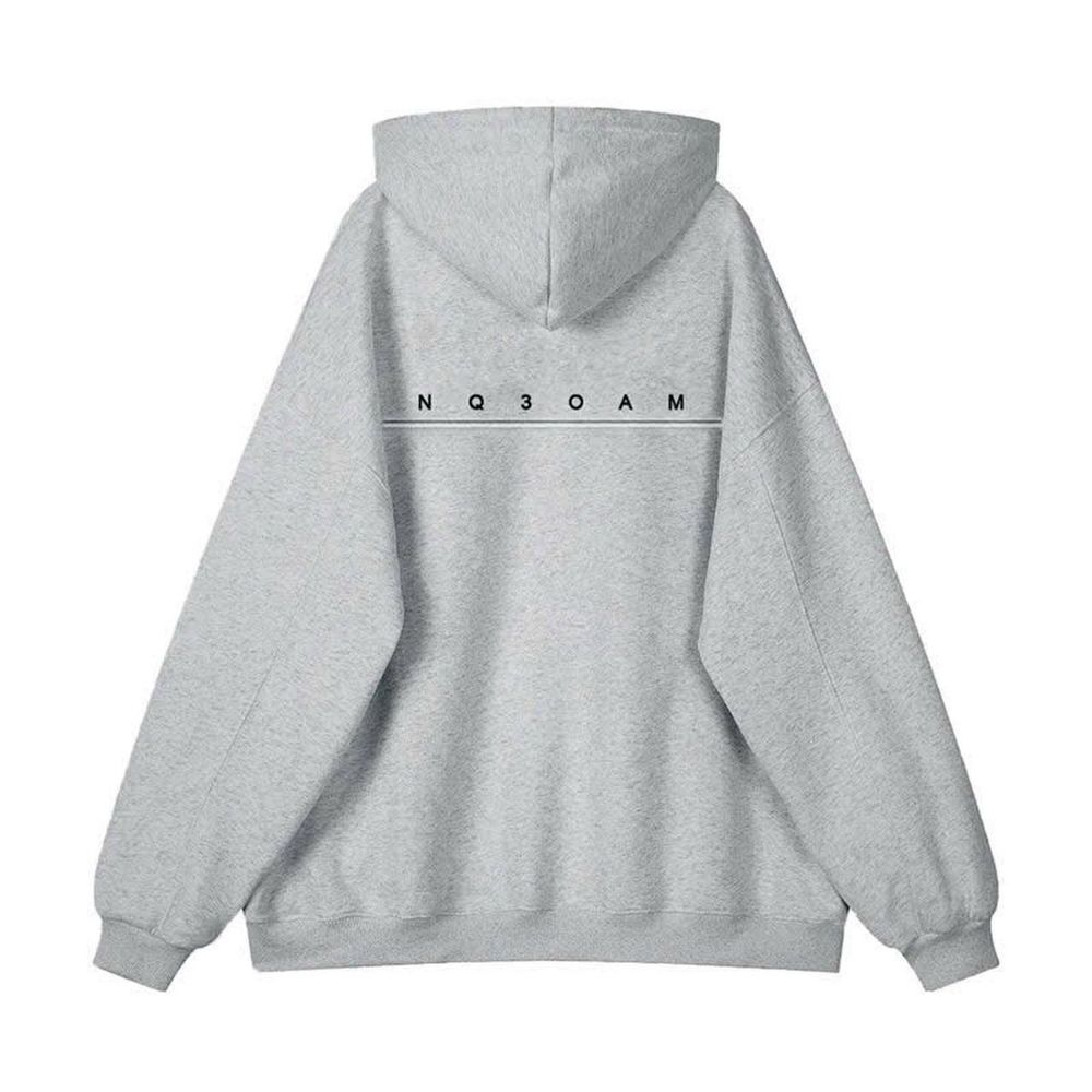 Áo hoodie form rộng UNISEX thêu chữ NQ30 chất nỉ bông dày mịn freesize