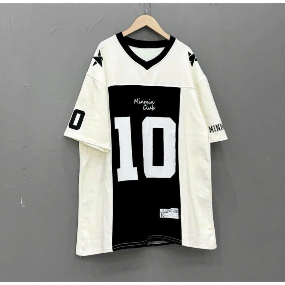 Áo thun in số 10 chất thun mè thái from rộng unisex …