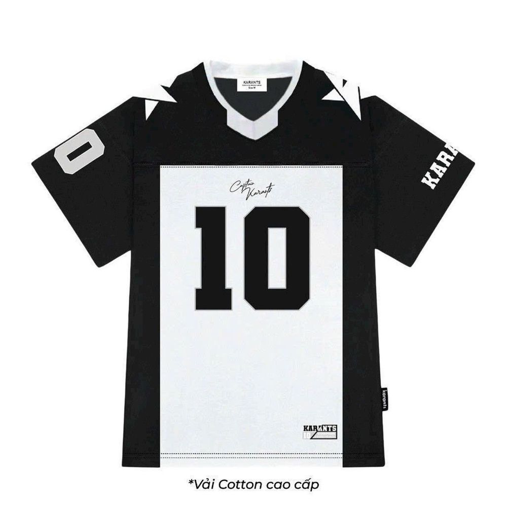 Áo thun in số 10 chất thun mè thái from rộng unisex …