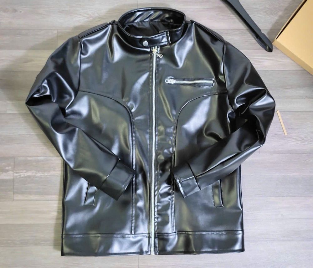 Áo khoác da simili thời trang nam thu đông