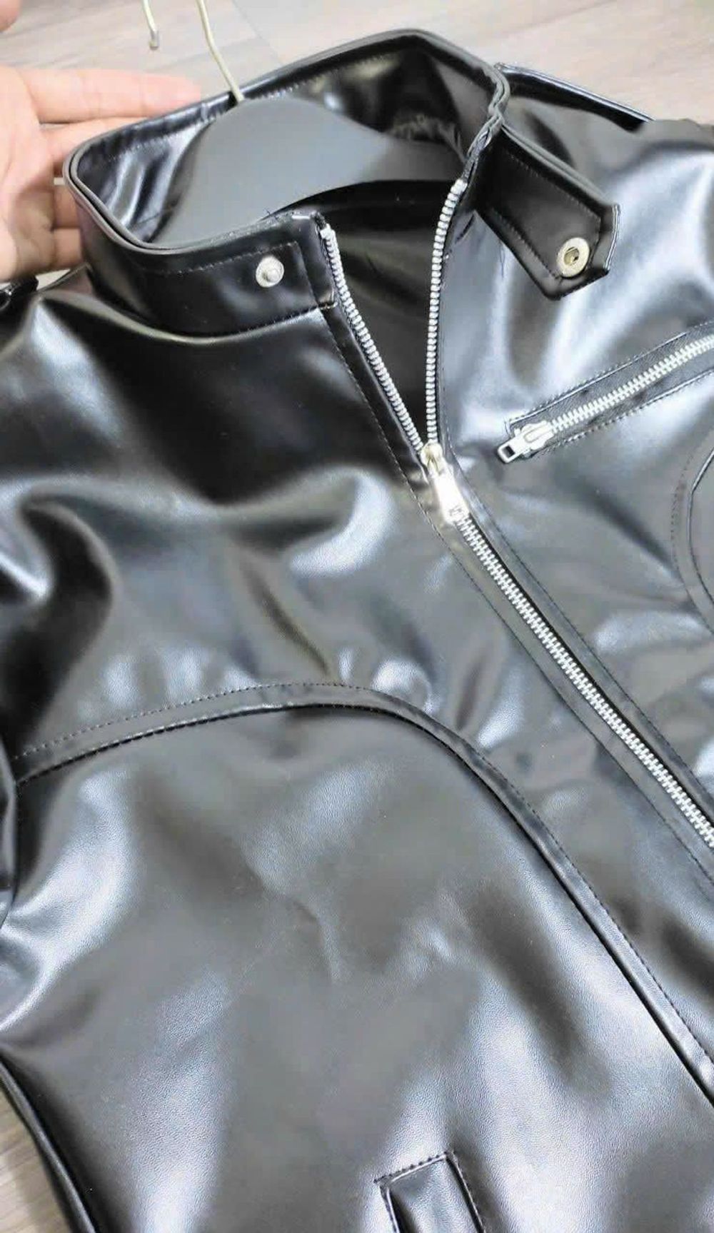 Áo khoác da simili thời trang nam thu đông