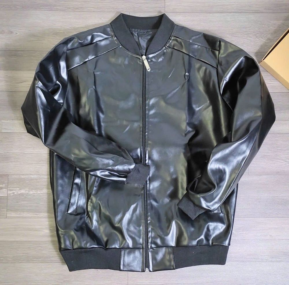 Áo khoác trang nam thu đông chất liệu da simili