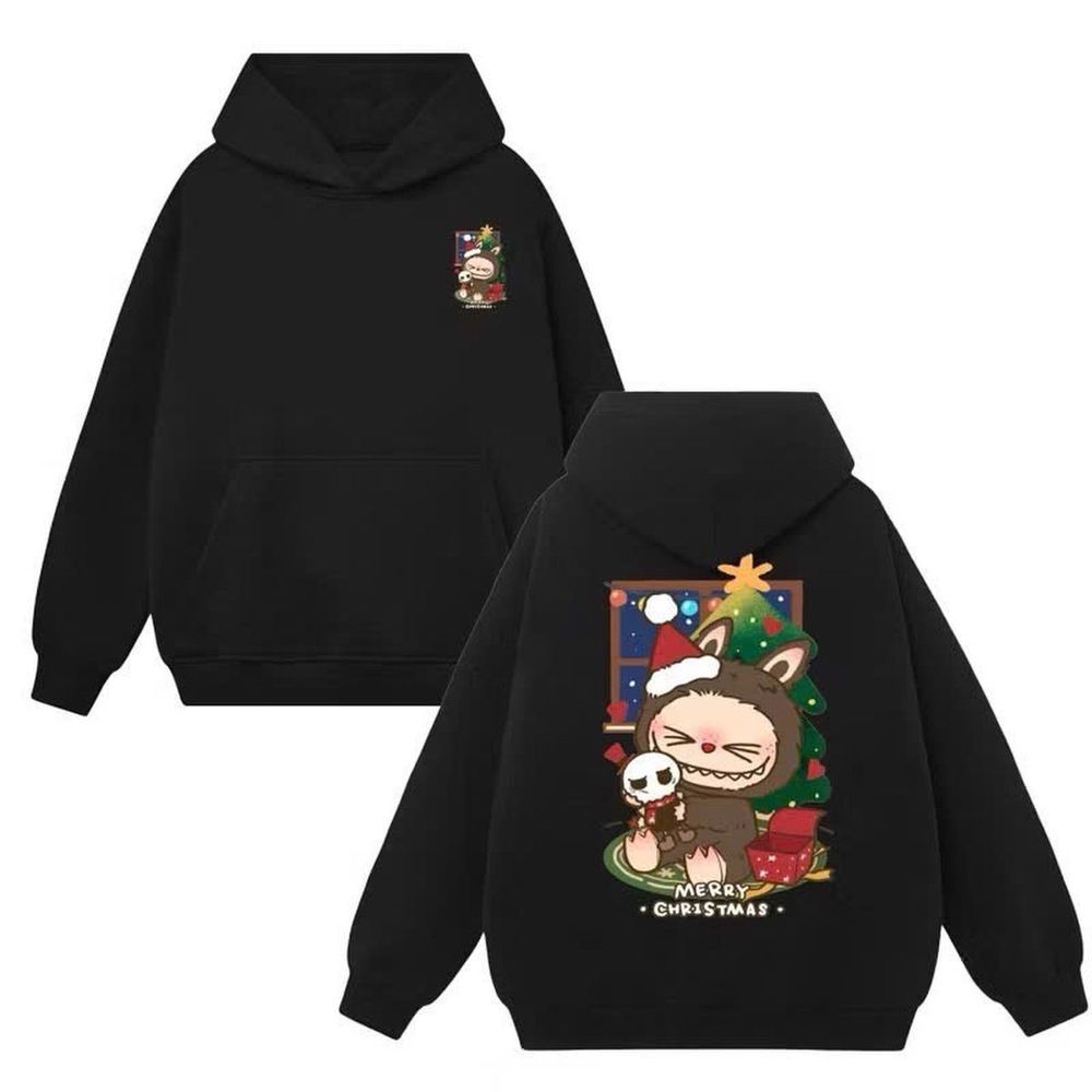 Áo khoác + áo hoodie in gấu capybara, chất vải mềm mịn .