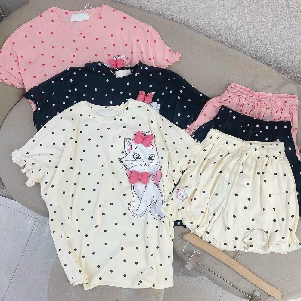 Set Đùi Nữ Hình Mèo 3D Chất Liệu Thun Gân Cao Cấp 45-65Kg