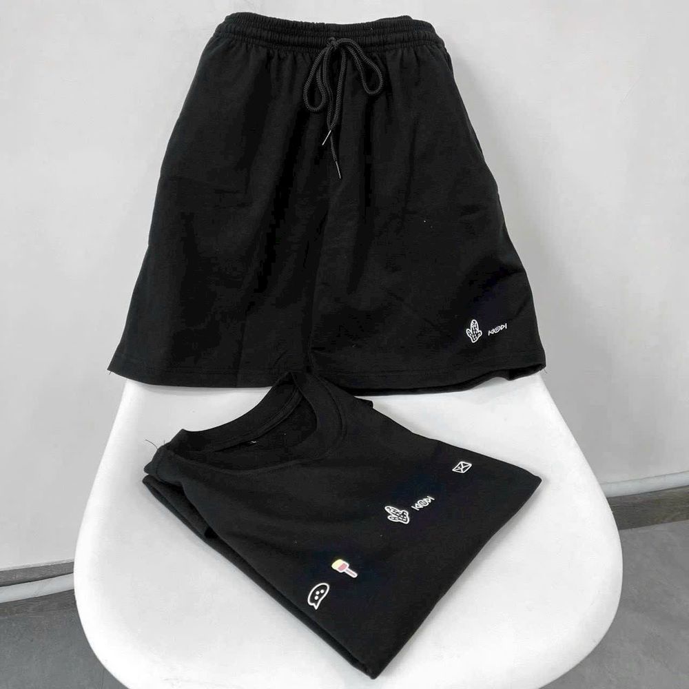 ￼Set Đồ Bộ Áo Thun + quần short thun iCON Form Unisex