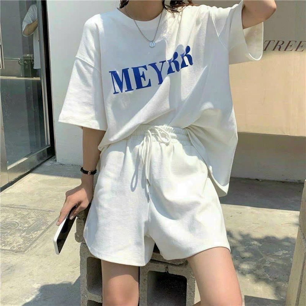 ￼Set Bộ MEYRR 3 MÀU Form Rộng Unisex - Đồ Bộ Mặc Nhà Tay Lỡ freesize Nam Nữ Đều Mặc Được