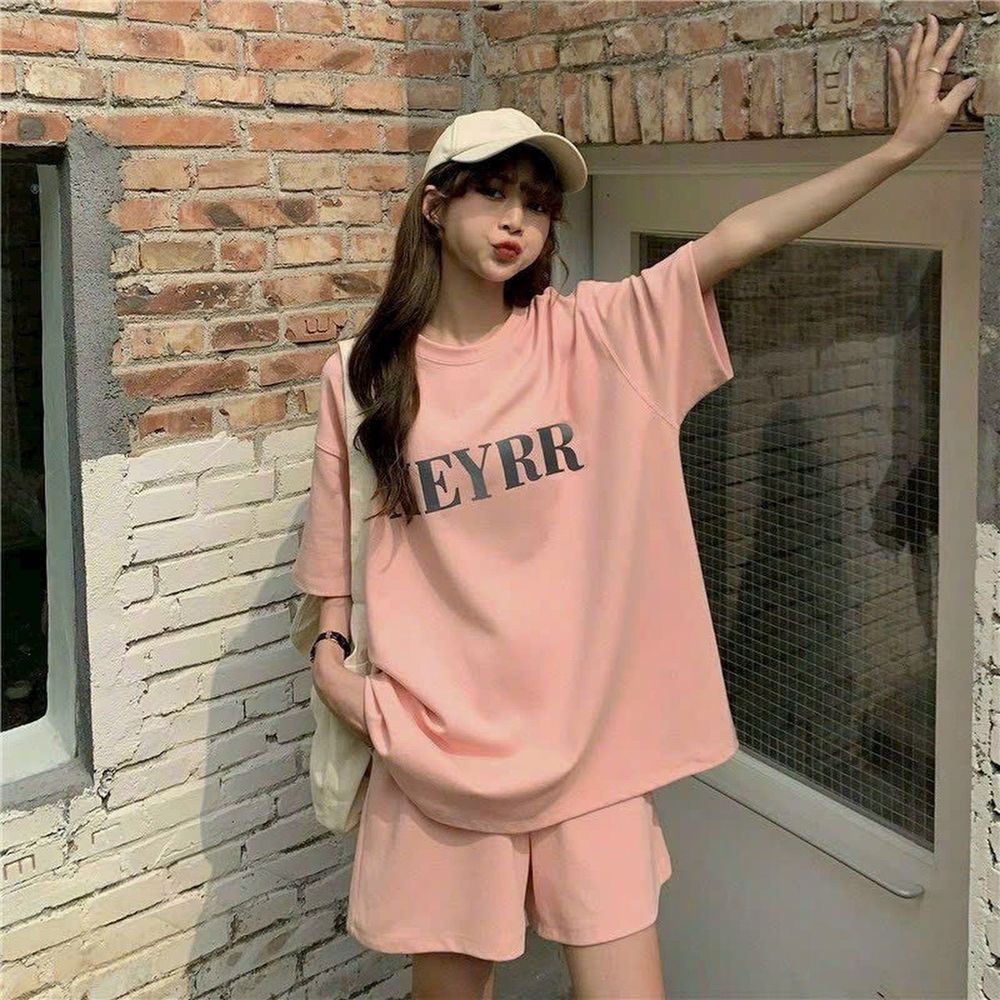 ￼Set Bộ MEYRR 3 MÀU Form Rộng Unisex - Đồ Bộ Mặc Nhà Tay Lỡ freesize Nam Nữ Đều Mặc Được