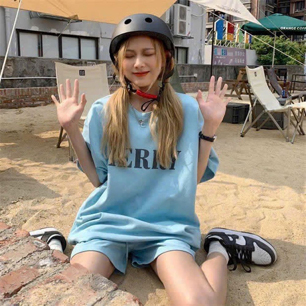 ￼Set Bộ MEYRR 3 MÀU Form Rộng Unisex - Đồ Bộ Mặc Nhà Tay Lỡ freesize Nam Nữ Đều Mặc Được