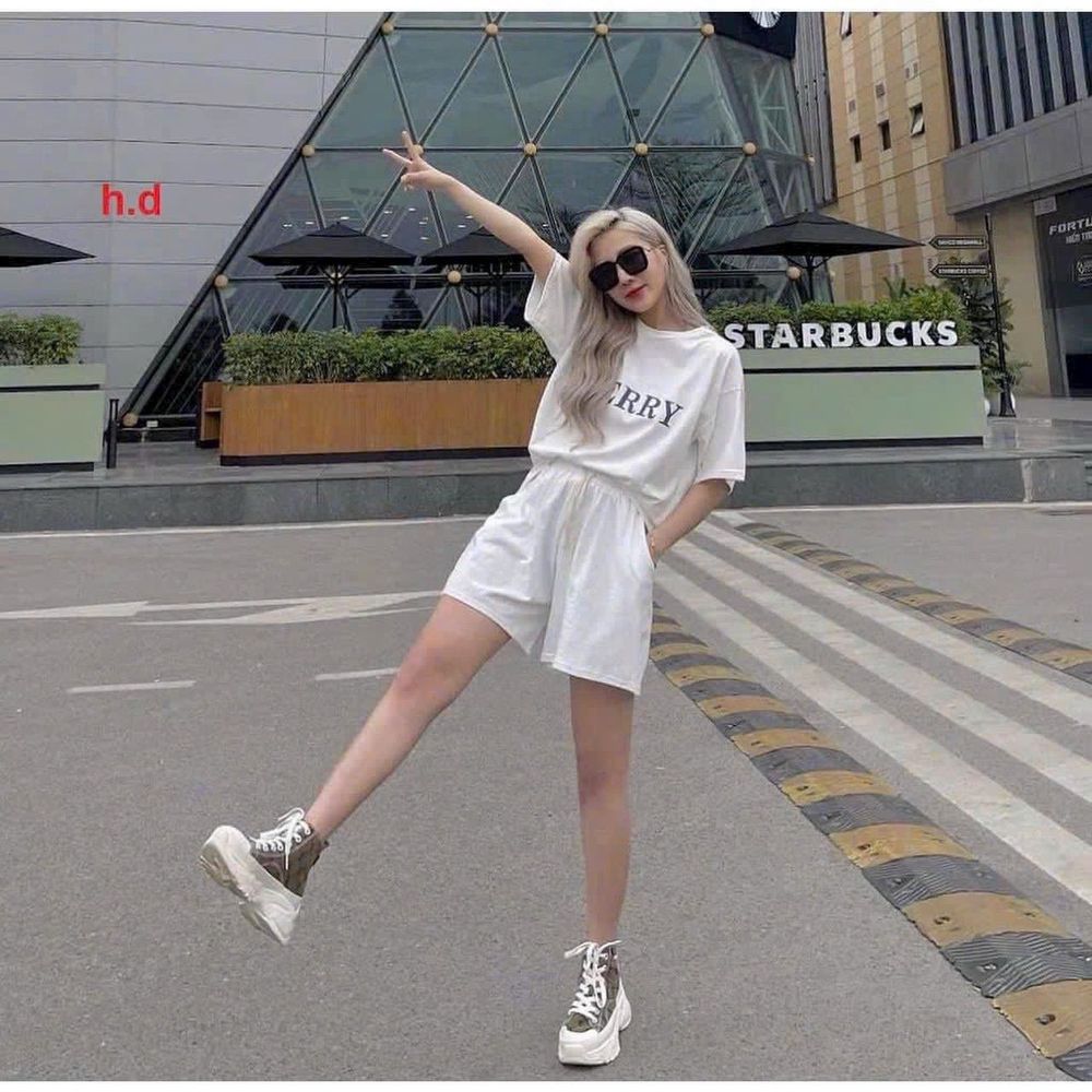 ￼Set Bộ MEYRR 3 MÀU Form Rộng Unisex - Đồ Bộ Mặc Nhà Tay Lỡ freesize Nam Nữ Đều Mặc Được