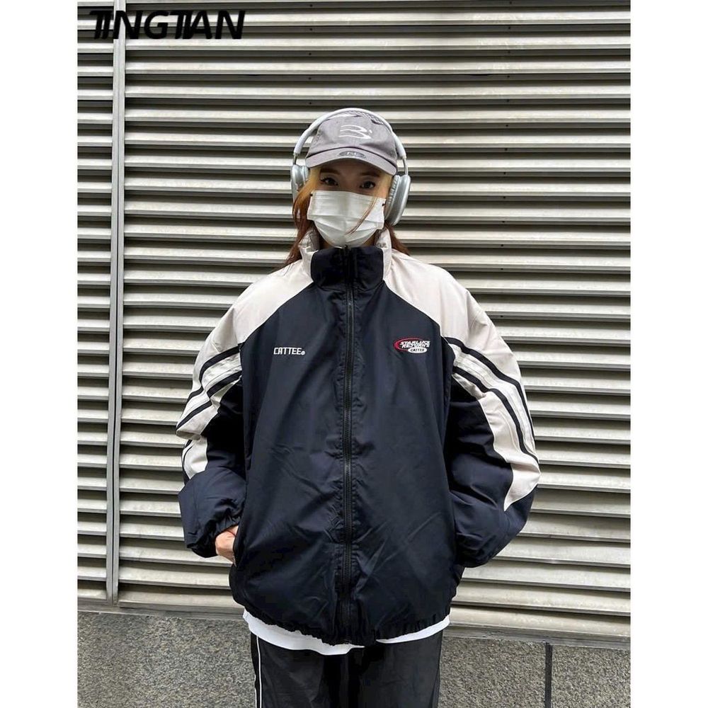 Áo Khoác Dù Chạy Viền THÊU CATTEE - Jacket Form Rộng Unisex