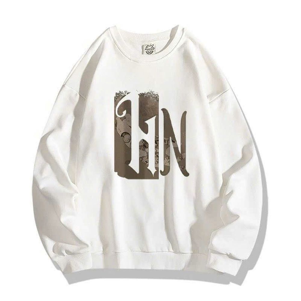 Áo Sweater Nam Nữ In Chữ HN Chất Nỉ Dày Dặn Áo Couple Phong Cách Trẻ Trung