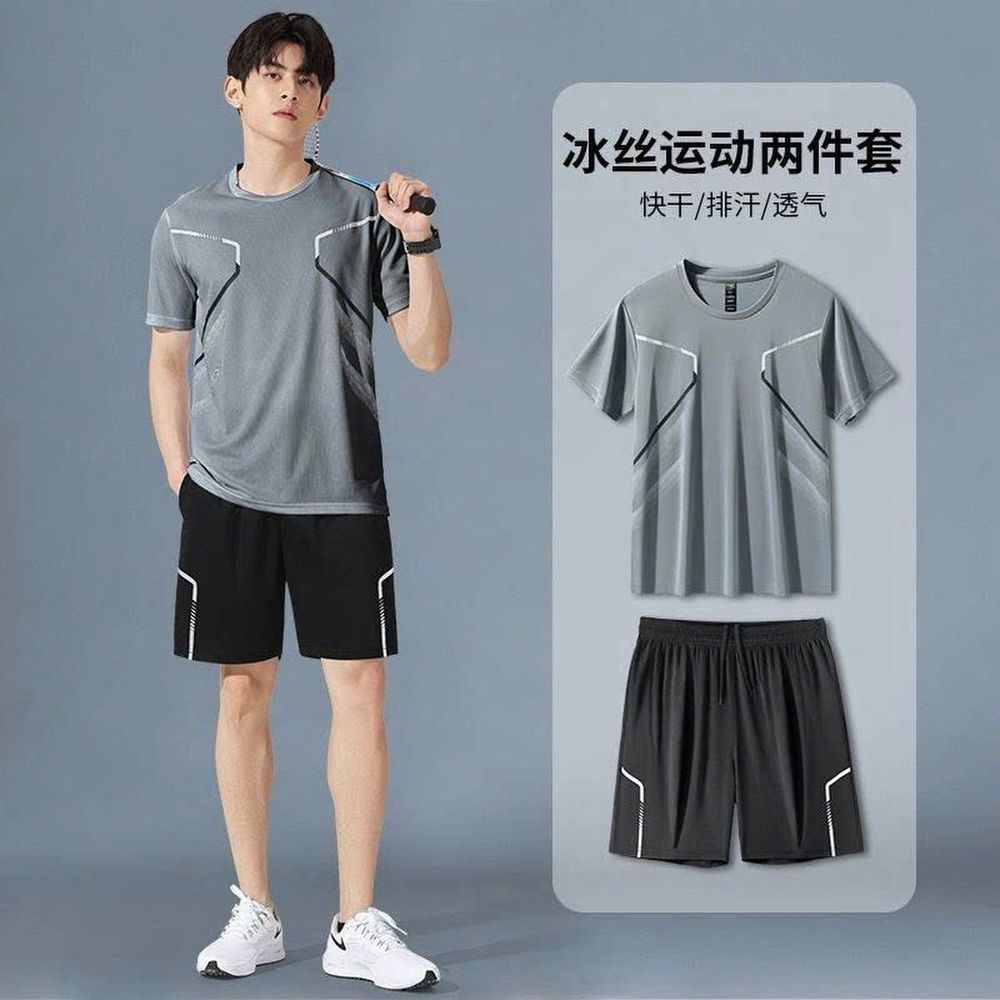 ￼Bộ Đồ, Set Quần Áo thể Thao Nam Nữ, Sport Tập Thể Dục Chạy Bộ Tập Gym, Không Bai Nhão, Bền, Mát Mẻ