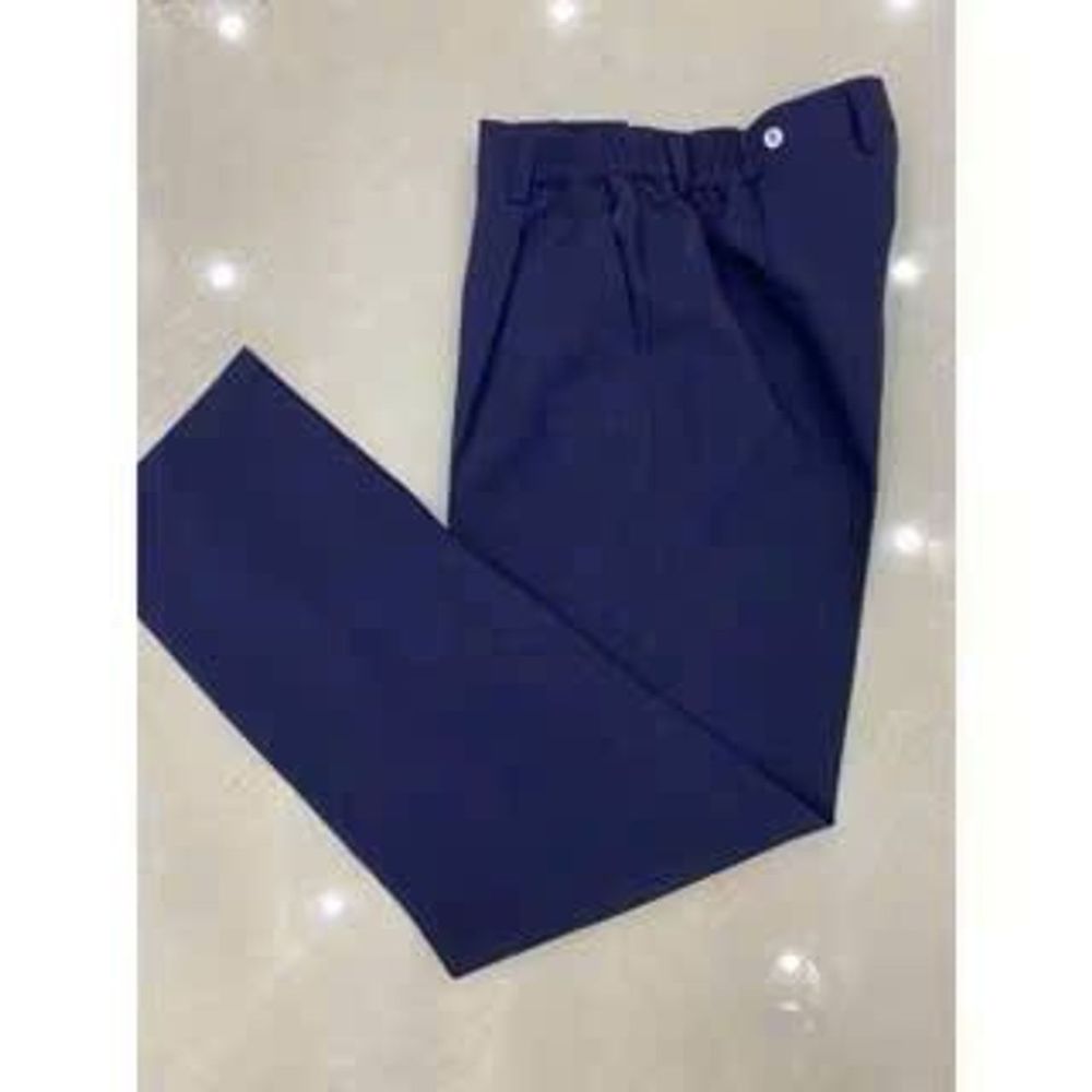 Quần Tây Học Sinh Cấp 1-2 Màu Xanh Than - Chất Tuyết Mưa, Chun Sau Thoải Mái
