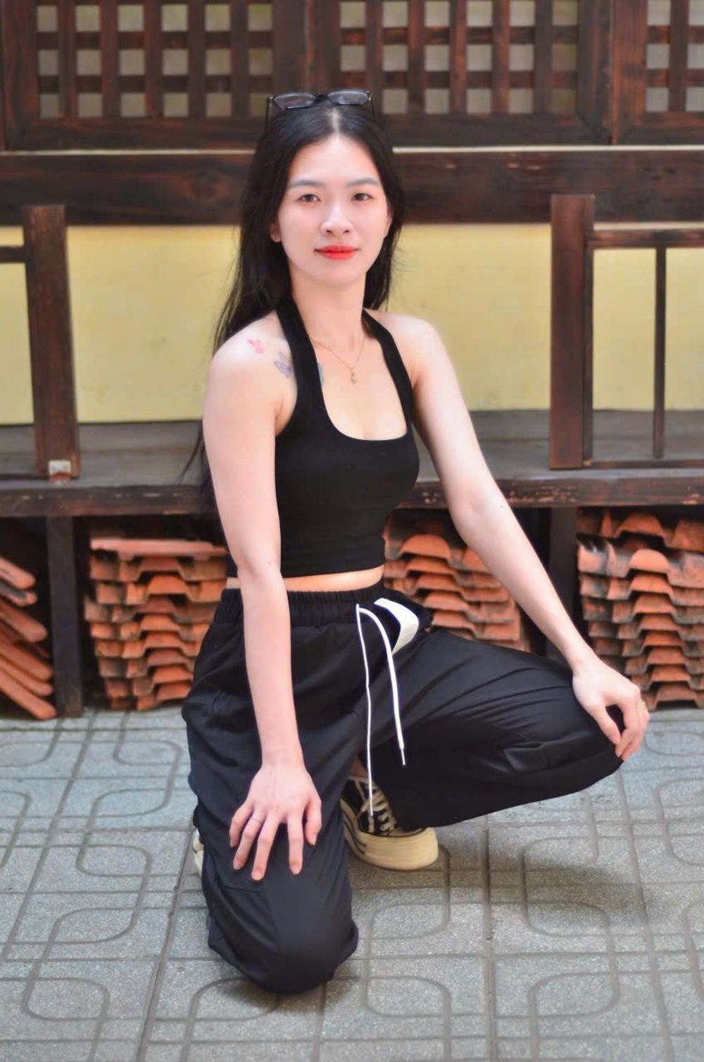 Quần Baggy Thụng Cạp Chun Lưng Cao Tôn Dáng - Chất Liệu Dù Gió Đứng Form Dễ Mặc Freesize Dưới 65kg