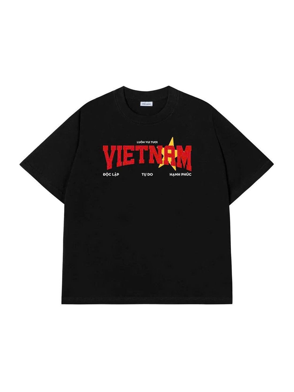 Áo thun in Việt Nam cổ tròn nam nữ thời trang