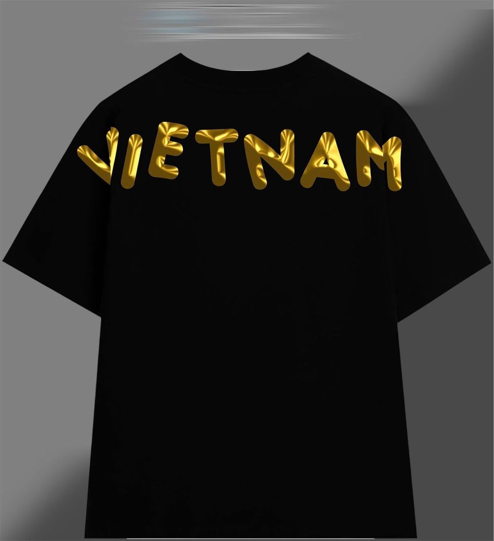 Áo thun in Việt Nam cổ tròn nam nữ thời trang