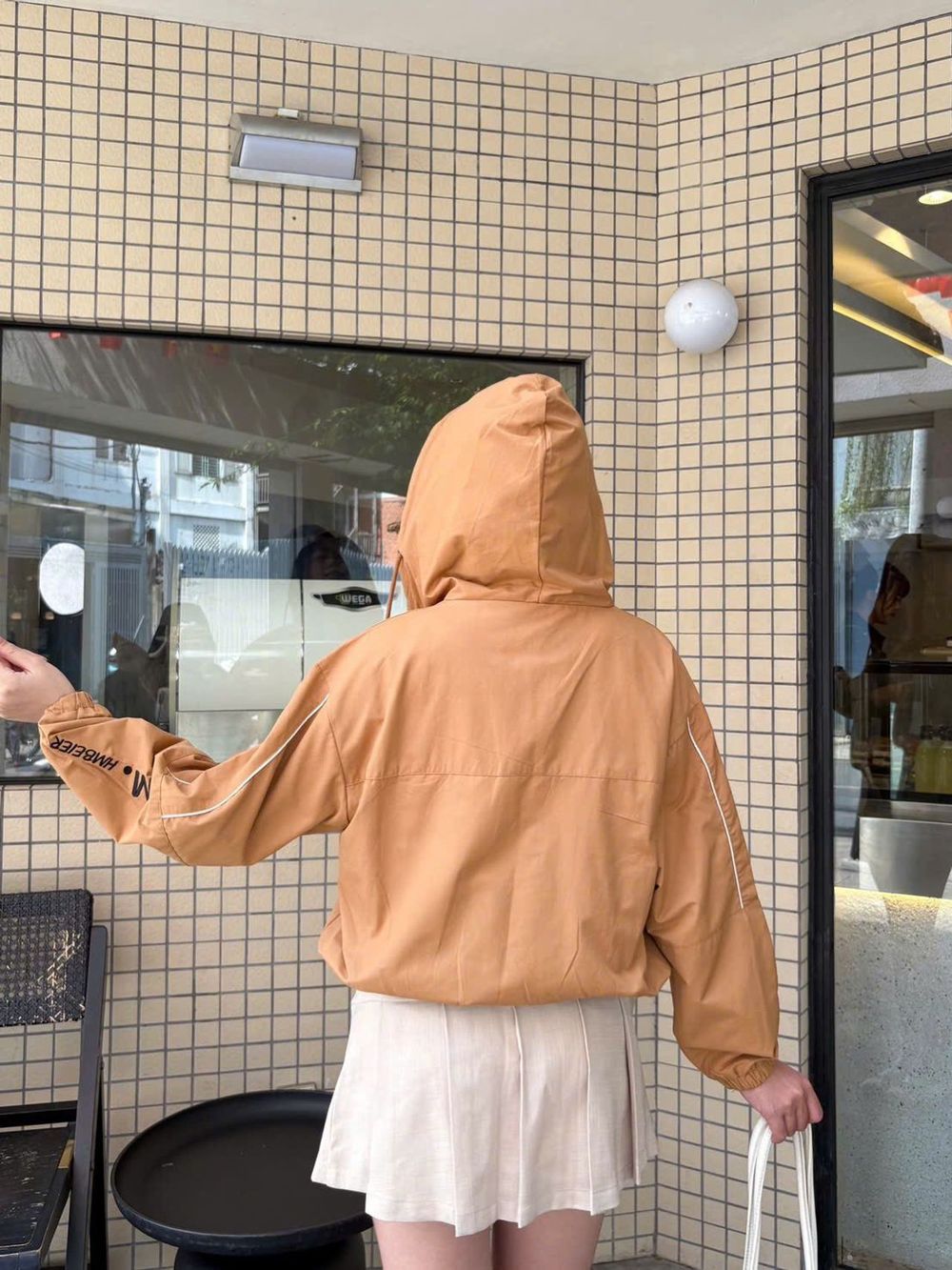 Áo khoác nữ Kaki lụa QC e lớp, lót dù BEYOND