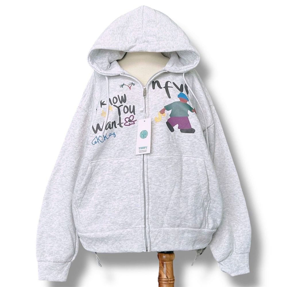 Áo khoác nữ chất nỉ bông tay phồng OK