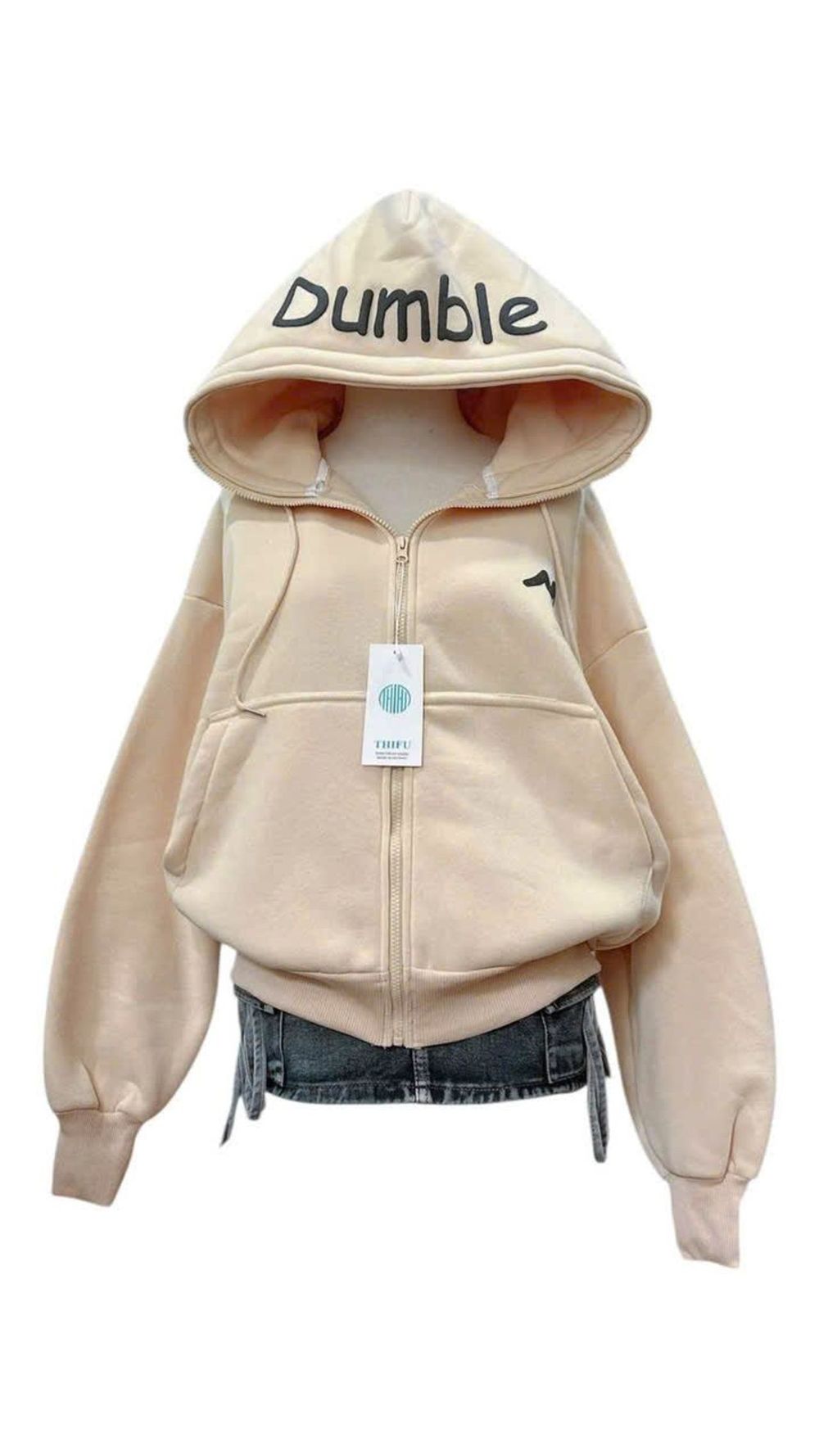Áo khoác nữ vải nỉ phom dài DUMBLE