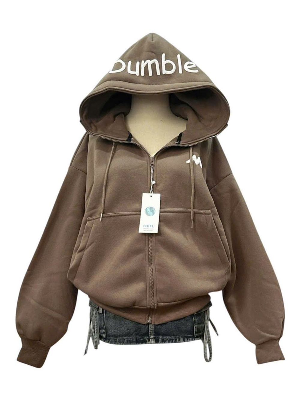 Áo khoác nữ vải nỉ phom dài DUMBLE