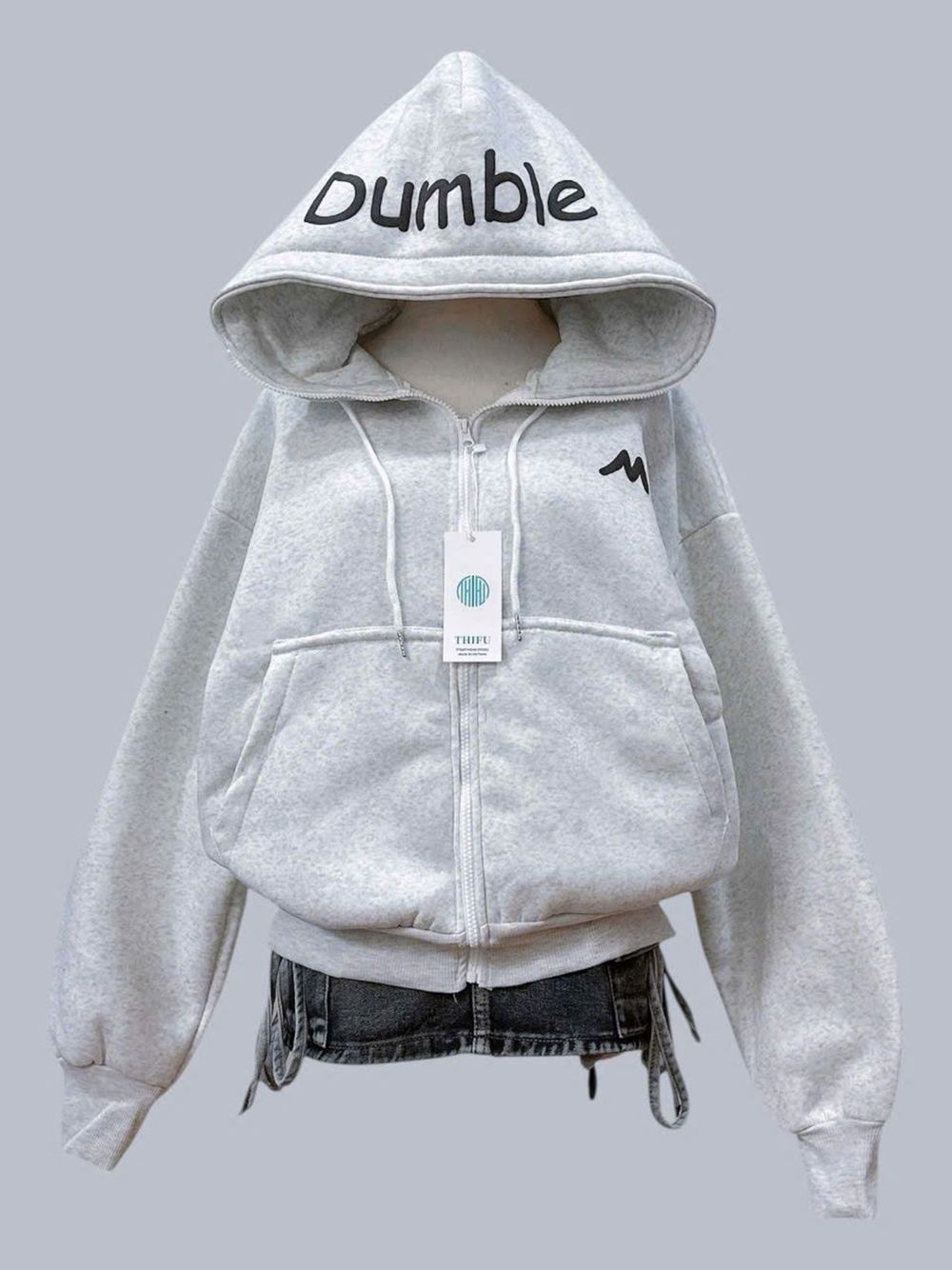 Áo khoác nữ vải nỉ phom dài DUMBLE