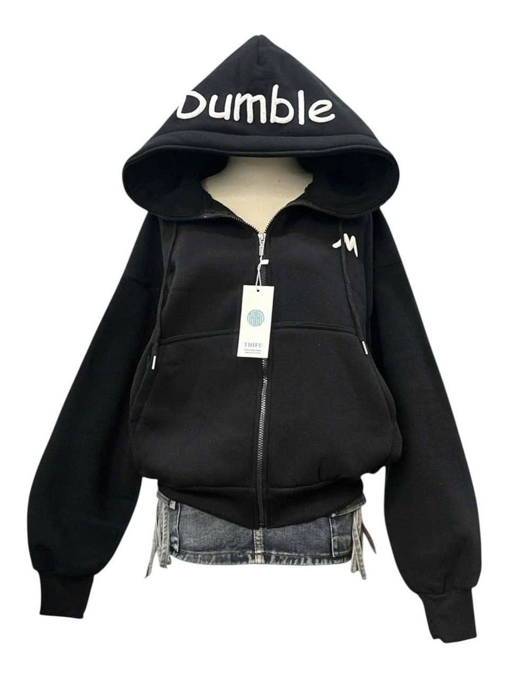 Áo khoác nữ vải nỉ phom dài DUMBLE