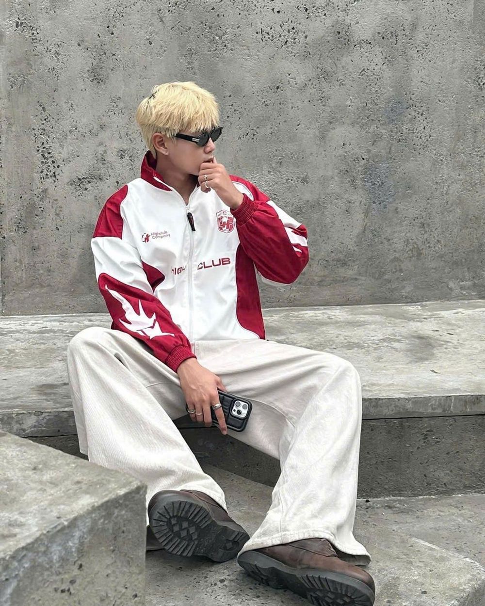 Áo khoác dù phối màu nam nữ 2 lớp HIGH CLUB