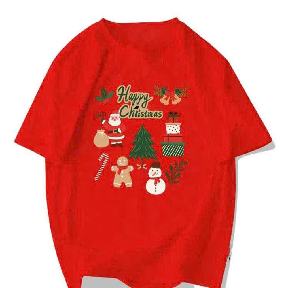 Áo thun noel nam nữ có in theo yêu cầu