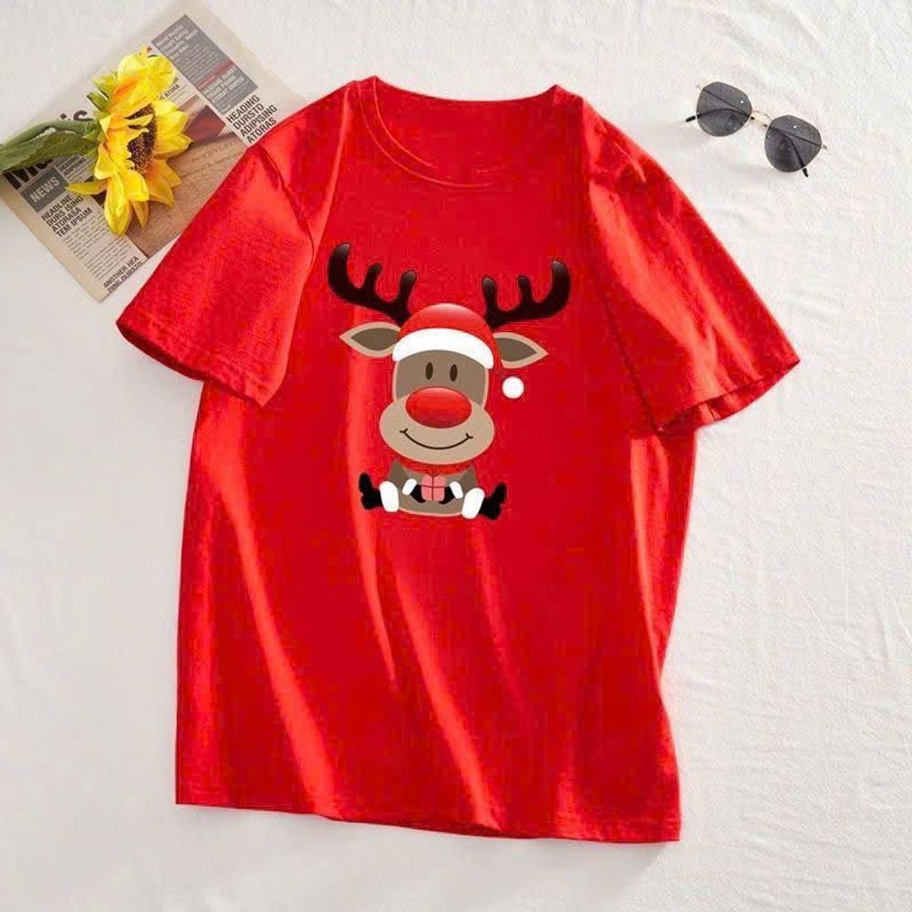 Áo thun noel nam nữ có in theo yêu cầu