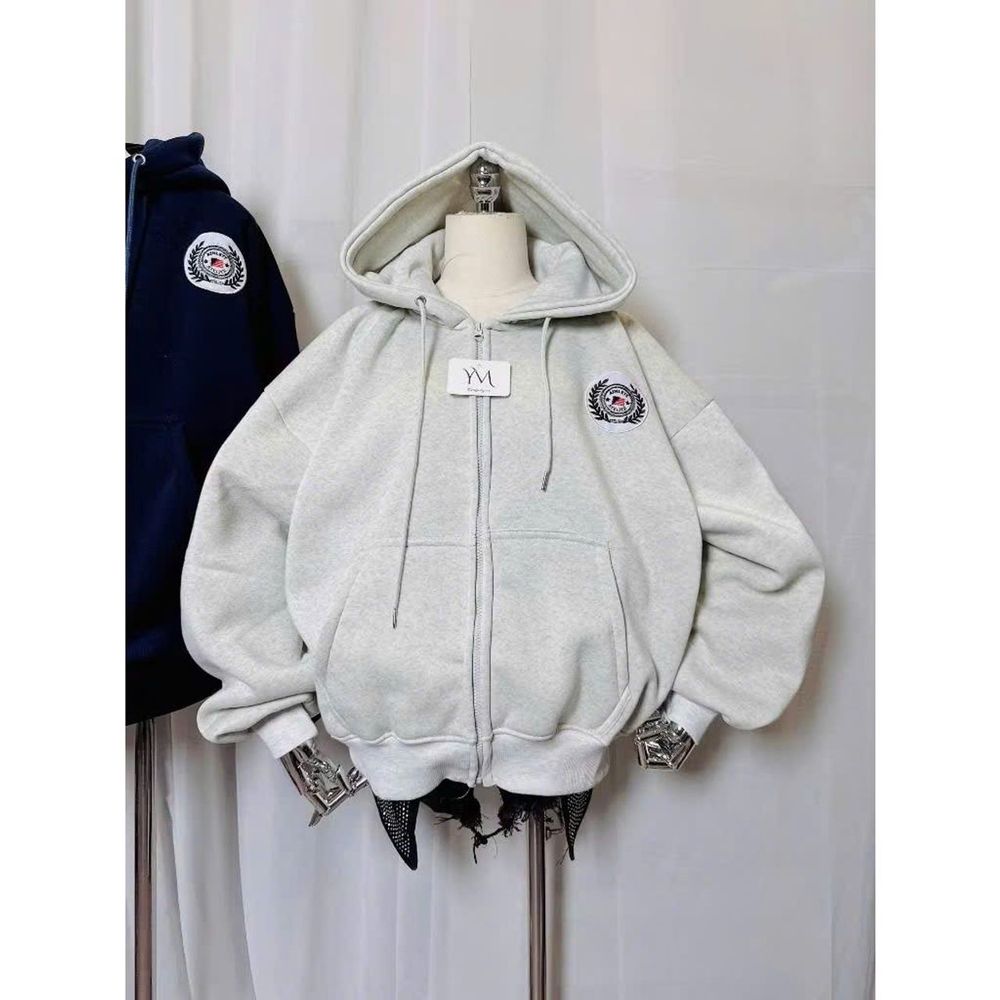 áo khoác nam nữ họa tiết cờ mỹ VINTAGE sau lưng