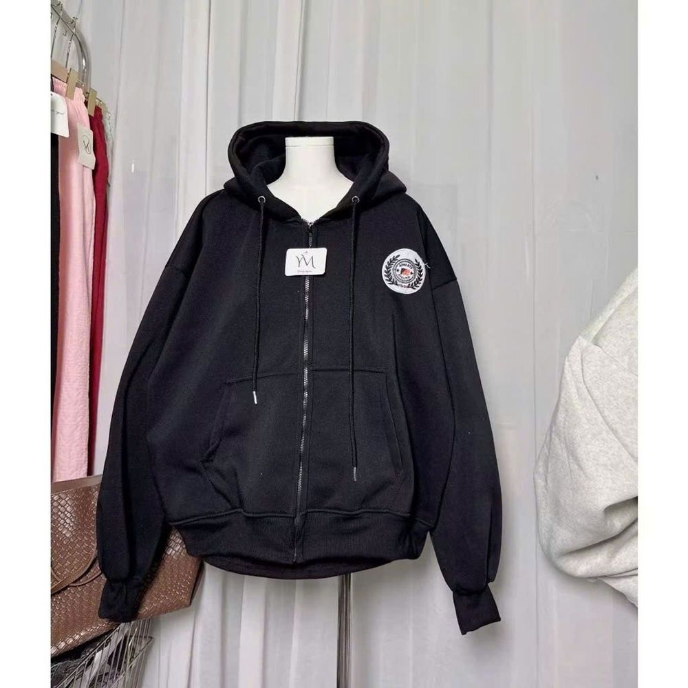 áo khoác nam nữ họa tiết cờ mỹ VINTAGE sau lưng
