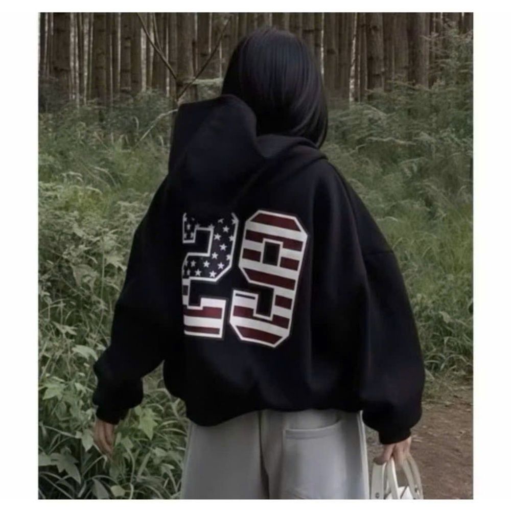 Áo khoác nỉ nam nữ in số 29 cờ logo in nổi