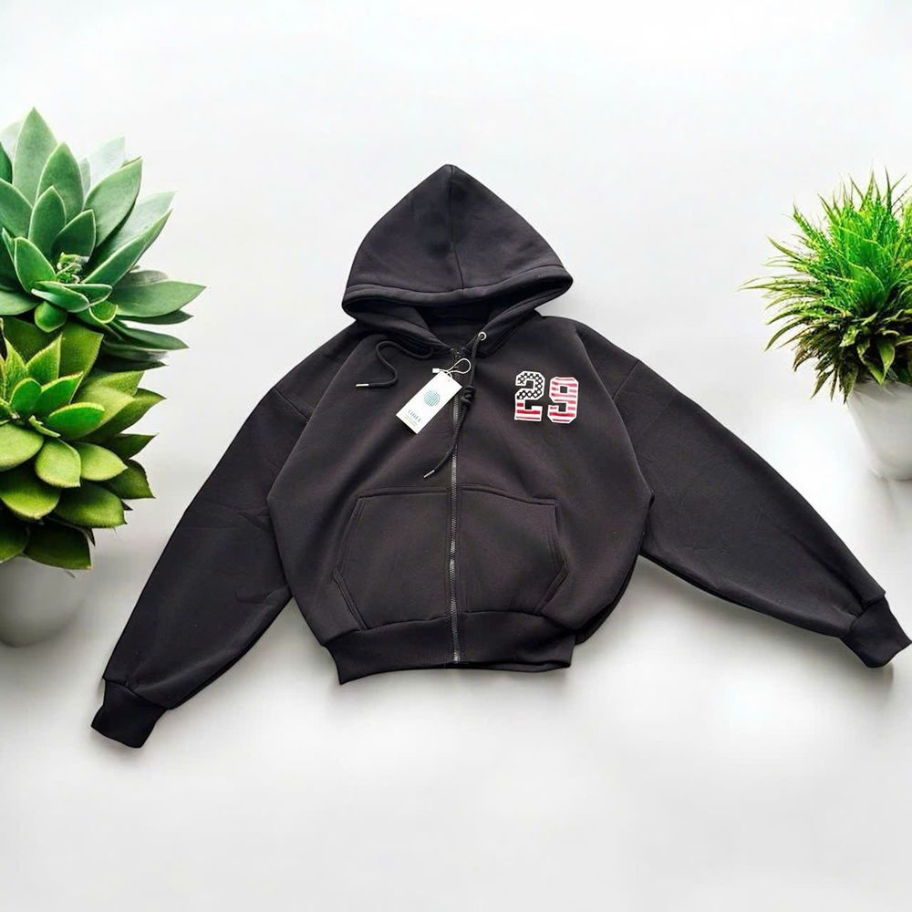 Áo khoác nỉ nam nữ in số 29 cờ logo in nổi