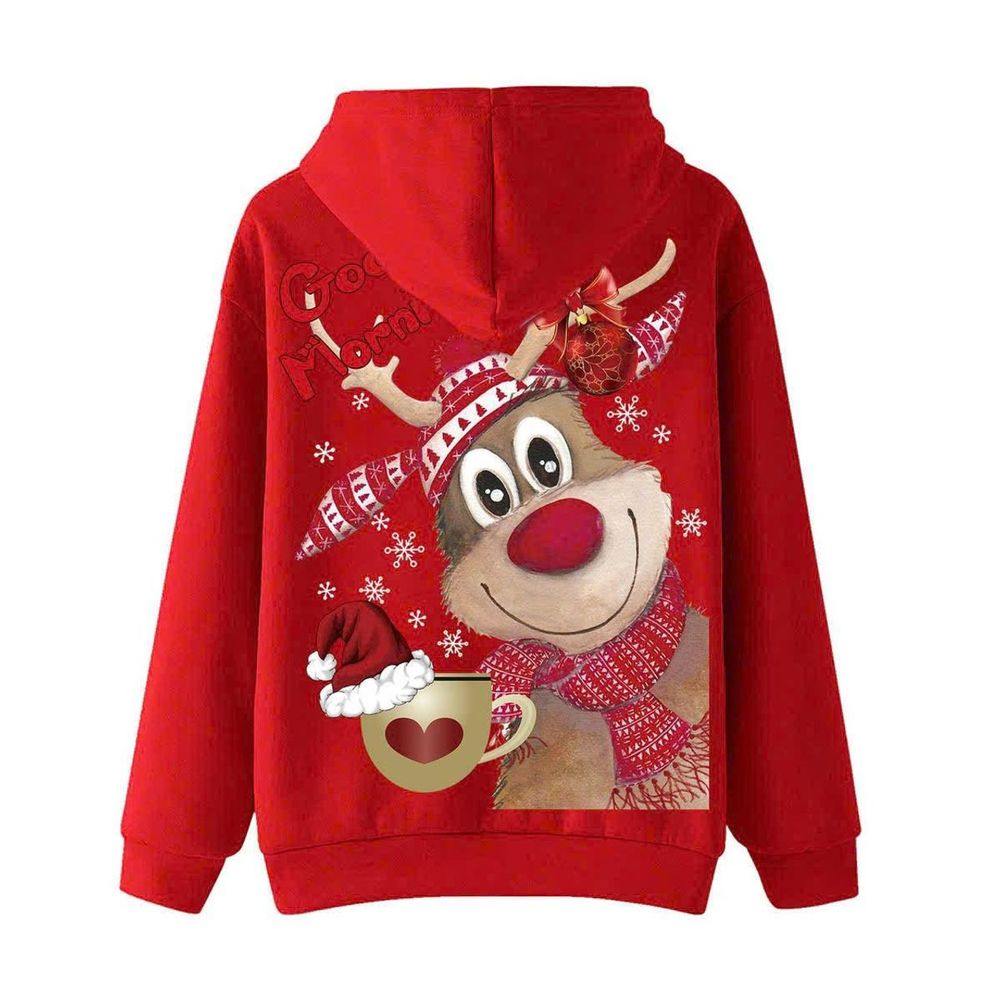 Áo hoodie noel nam nữ chất nỉ bông mềm mịn