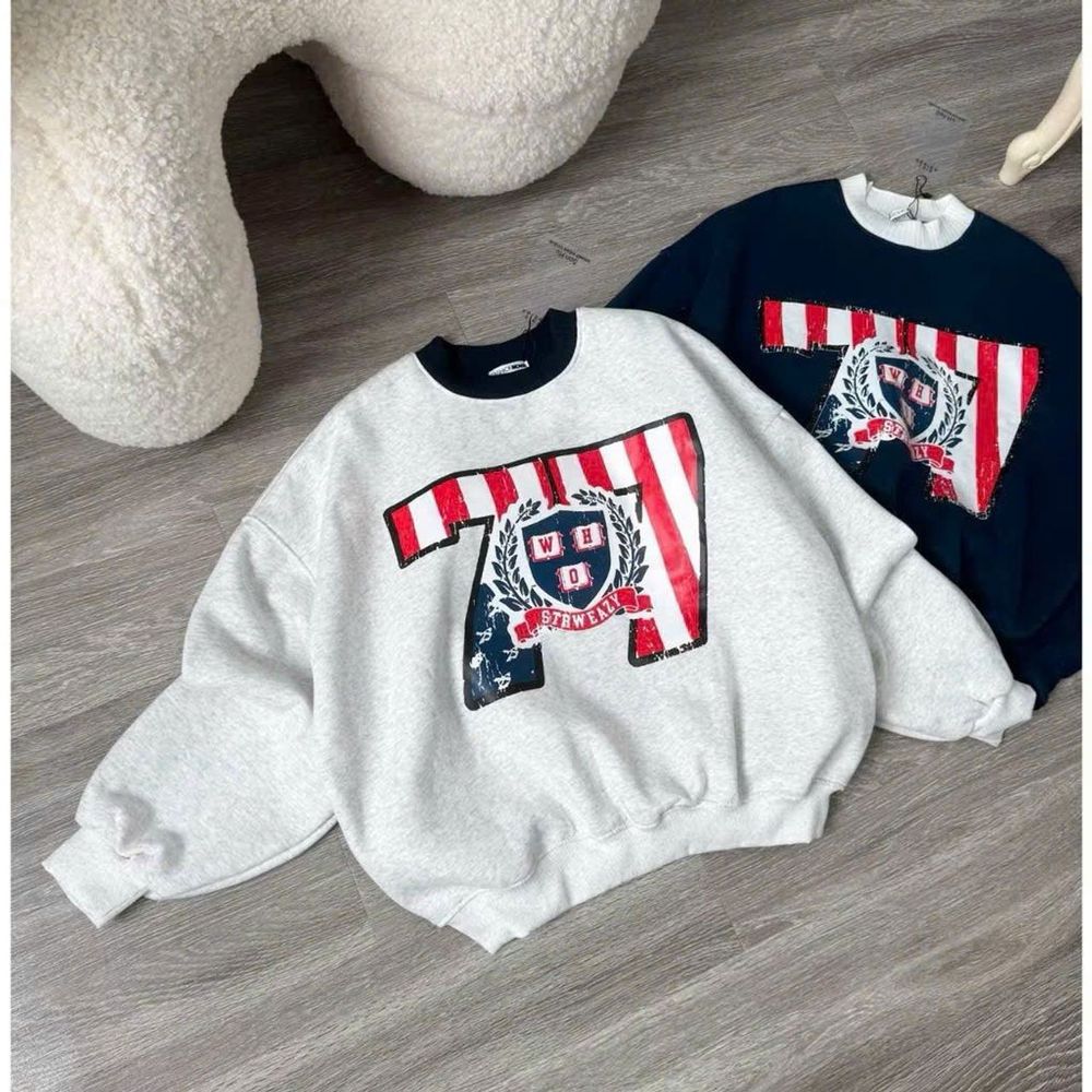 Áo SWETER nam nữ in nhiệt số 77