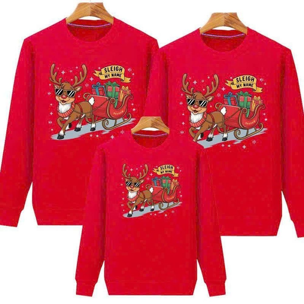 Áo SWETER in noel cho gia đình (in pét)