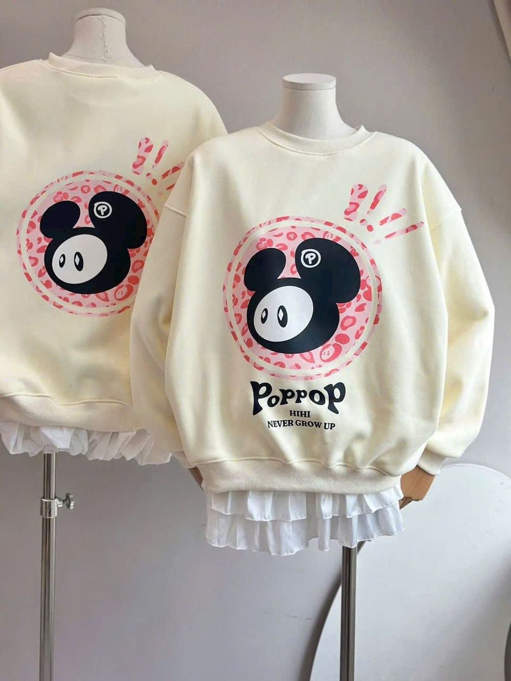 Áo SWETER nữ hình in pét xịn, bền dính chắc PoppoP