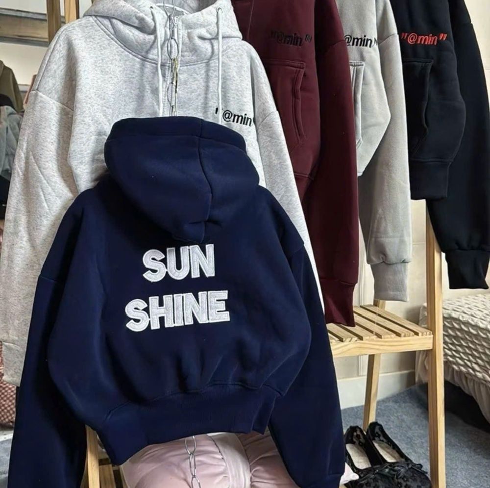 Áo khoác nữ chữ SUN SHINE thời trang @min