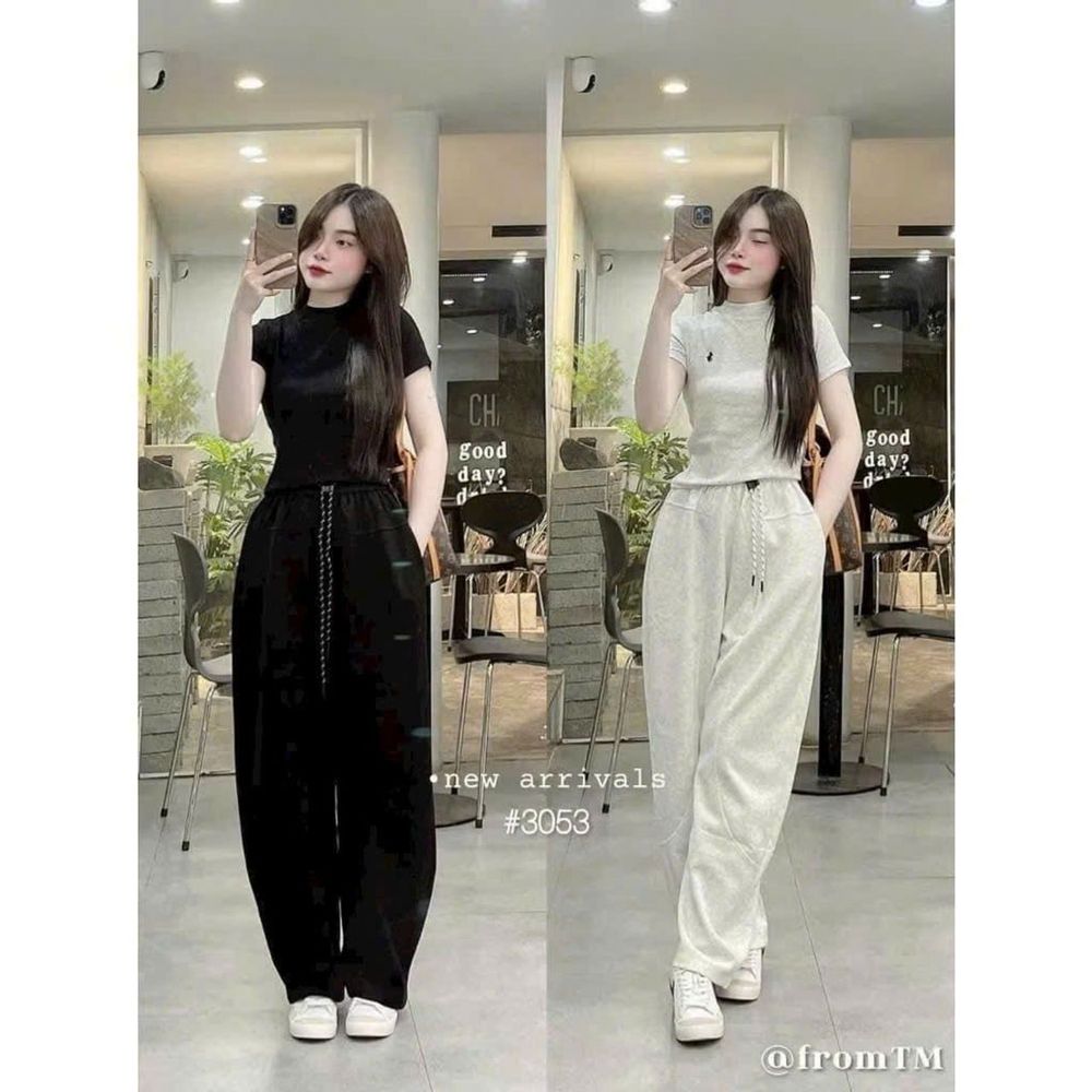 Quần baggy chất 2 da loại 1 mềm mịn thời trang mã 3053
