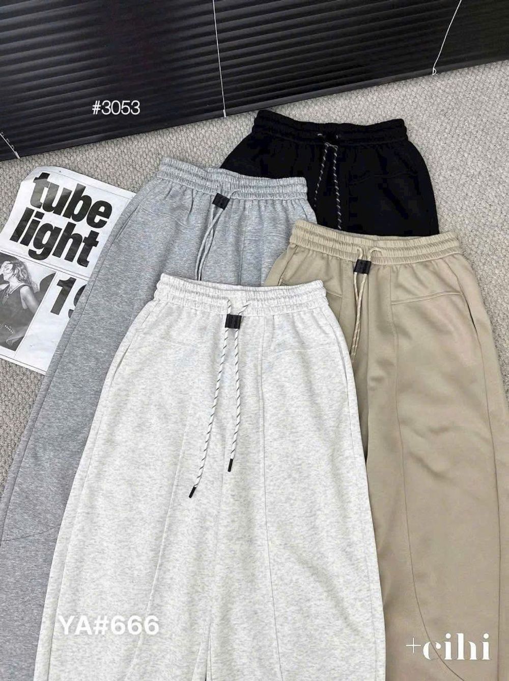 Quần baggy chất 2 da loại 1 mềm mịn thời trang mã 3053