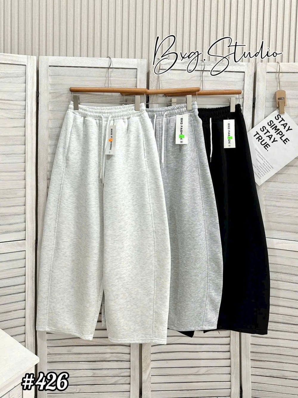 Quần baggy chất 2 da loại 1 mềm mịn thời trang mã 426